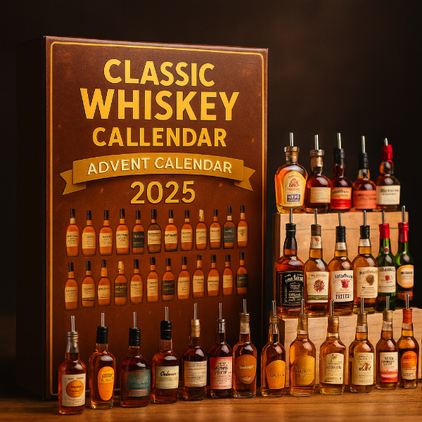 Klasyczny kalendarz whisky na adwent 2025